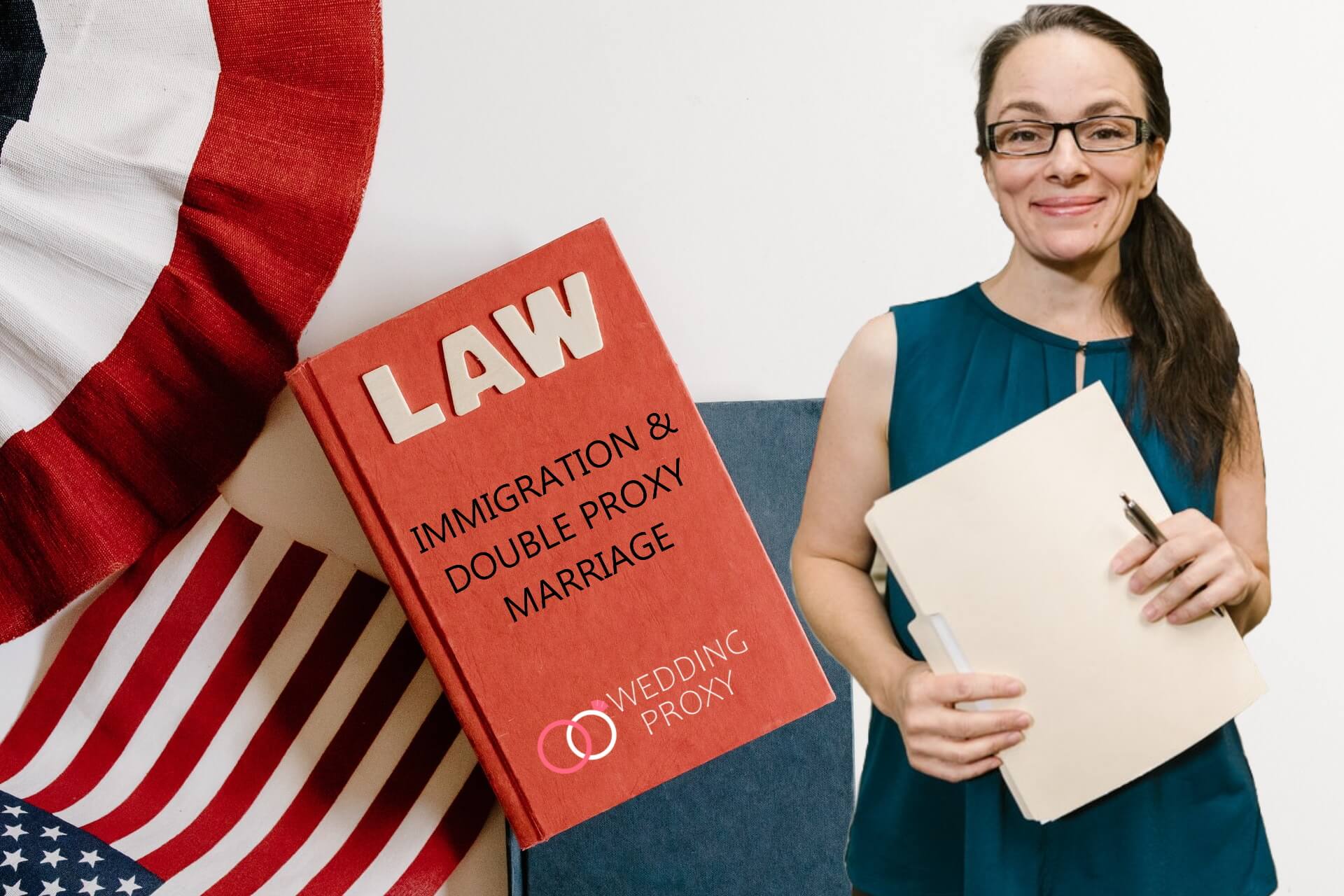 How do you get married by double proxy for U.S. immigration?