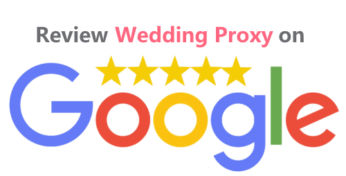 Google reviews of Wedding Proxy