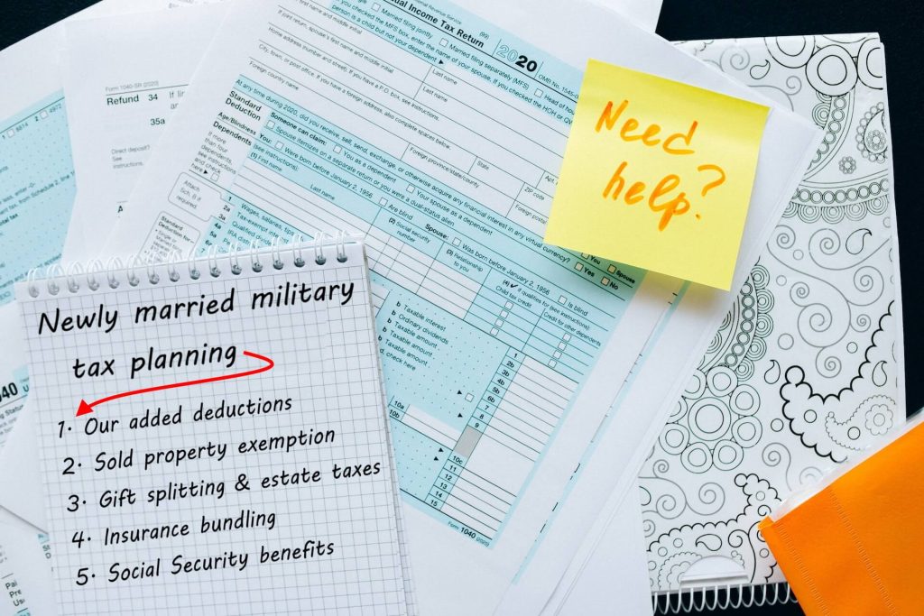 Newly married military tax deductions